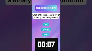 Algorithm Detective: Searching for Clues!#AlgorithmDetective #Algorithms #TechTrivia #CodeForFun