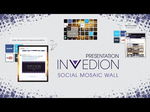 💯 Social Media Mosaic Wall - 100% CSS 3 Animations (Facebook, Twitter, Instagram, Youtube, Piterest)