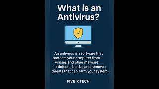 Anti-Virus: Your Digital Bodyguard    #FIVERTECH #CyberSafety #ComputerAwareness #DigitalTips