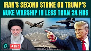 Iran Attacks USS Abraham LIVE: Trump's F-35 Jet STRIKES Down Second Drone in 24 Hr | US vs Iran LIVE