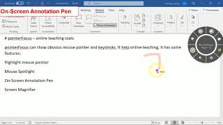 pointerFocus – Online Teaching Tools