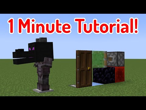 Minecraft: SCARIEST Jumpscare (1 Minute Tutorial!)