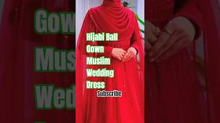 Hijabi Ball Gown Muslim Wedding Dress Modest Dress #BallGown #HijabStyle #ModestDress #EveningWear