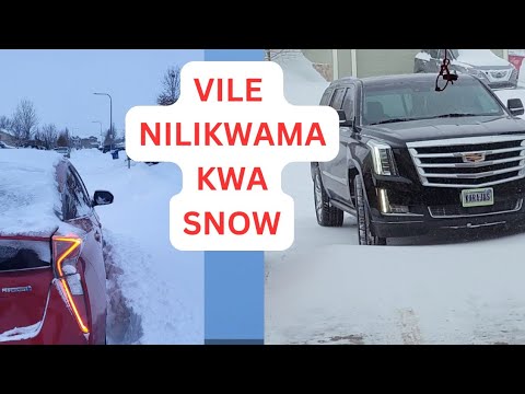 HOW I GOT STUCK ON THE SNOW AT -3F //VILE NILIKWAMA KWA SNOW KUKIWA -3F