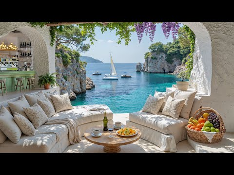 ☕ Sea Breeze Café Vibes | Smooth Jazz & Ocean Relaxation for Mindful Mornings, Focus & Chill