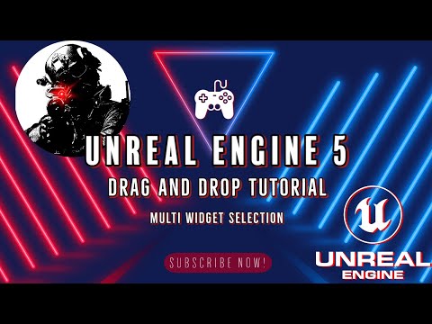 Unreal Engine 5 Drag and Drop Tutorial Series – Multiple Item Drag and Drop Video 1