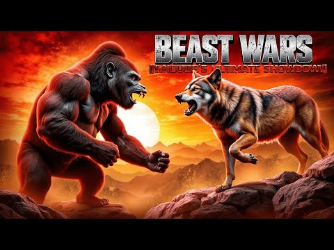 GORILLA vs WOLF 🦍⚡🐺 | Full Cinematic Battle Teaser (Ultra HD) #AlphaClash #CinematicShowdown