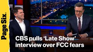Colbert chaos! CBS yanks 'Late Show' interview with Senate hopeful James Talarico amid FCC fears