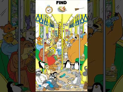 find the objects - metro