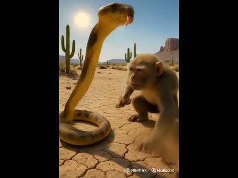 #snake and monkey 🐒