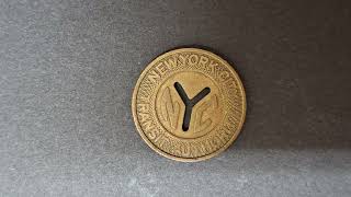 Rare Y-Cut NYC Subway Token – A Forgotten Icon of New York Transit History!