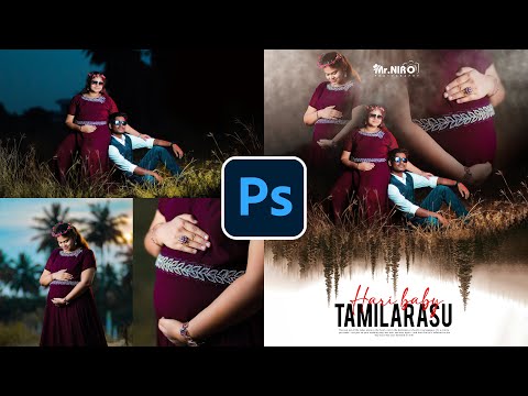 maternity poster design || வளைகாப்பு poster || Mr.niro