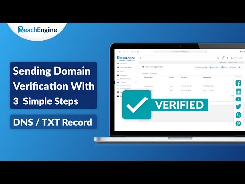 How to Verify Your Sending Domain in ReachEngine? (December 2022)