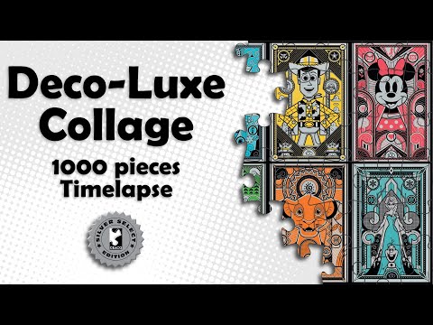 Disney 100 Deco-Luxe Collage (Ceaco 12450) #puzzle #disney #timelapse #cozy #ceaco