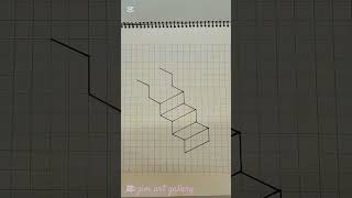 easy art on graph paper #graphpaper #paper