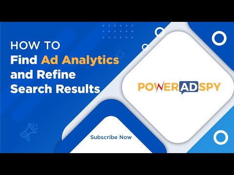 How to Find Ad Analytics and Refine Search Results - How to Tutorial Series | PowerAdSpy