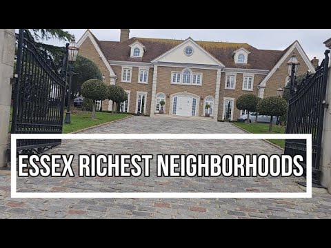 Mind Blowing Houses In Essex Richest Neighbourhoods UK - Walking Tour 4K Ultra 60fps