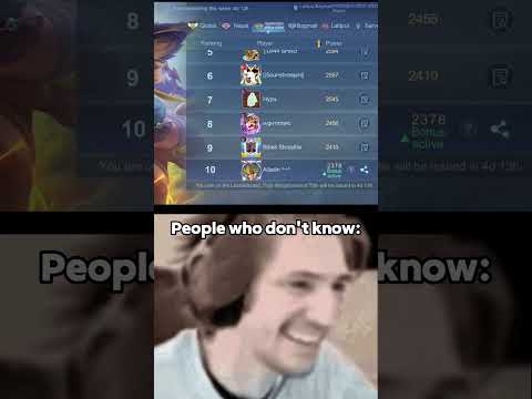 People who know 🥲 vs People who don't know 😁 #mobilelegends #mlbb