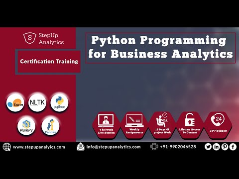 #3 Python Numeric, string, tuple, set, list, dictionaries | StepUp Analytics