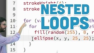 4.2: Nested Loops - p5.js Tutorial