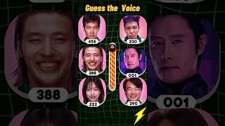 Guess the Squid Game Character by Their Voice! 🎭🦑 #squidgamequiz