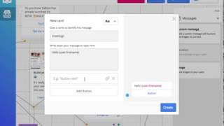 Talkbot – Adding a card