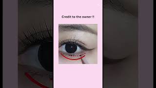 How to do eyeliner perfectly!! #eyeliner #tutorial #makeup #aesthetic #howtodo #fyp #trending