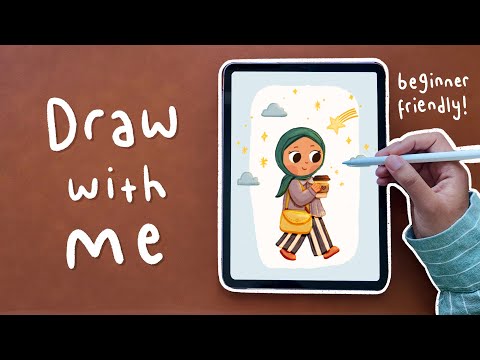 how I illustrate: my brushes, techniques and tips🌻 step-by-step using procreate