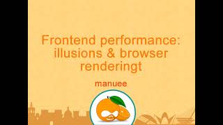 DrupalCamp Spain 2014 - Frontend performance: illusions & browser rendering