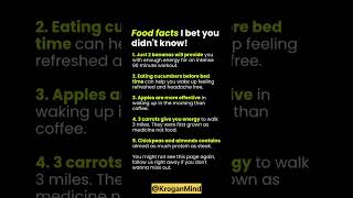 Food Facts I bet you didn't know! #food #foodfacts #facts #quotes #explore #viralshorts #shorts