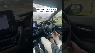 Basic car controls before the drive test. #car #drivingschool #drivinglessons #Manudrivingschool