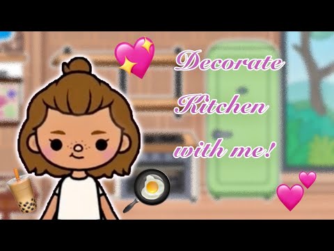 Toca  Boca Kitchen Deco🍇🍉🍒🍕🫕🥘 #tocaboca #tocaamberry #tocalifeworld