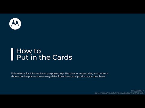 SIM and micro SD cards setup for your moto g (5G) / moto g power (5G) / moto g & moto g play - 2026