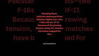 Breaking:India-Pakistan Borders See Heavy Fire Exchange #indopakconflict #BorderClash #NewsFlash #yt