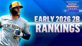Early 2026 Second Base Rankings! Is Brice Turang's Power Legit? | Fantasy Baseball Advice