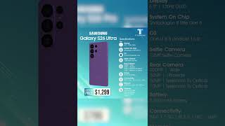 Samsung Galaxy S26 Ultra Specs #s26ultra #galaxys26ultra #samsungs26ultra