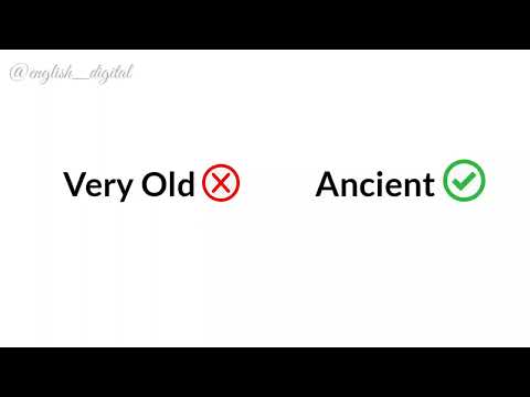 10 ways to Avoid using the word VERY | ENGLISH VOCABULARY #1