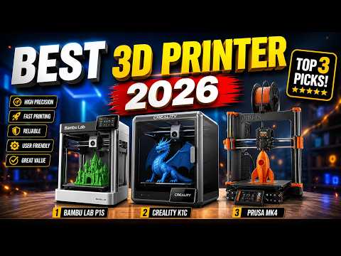 Best 3D Printer 2026 | Top 5 Machines You MUST See Before Buying
