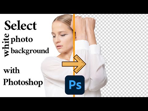 Selecting a White Photo from a White Background with Photoshop