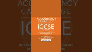 #onlineclasses #offlineclasses #onlinesclasses #coaching #igcse #igcseprep #india #accounting