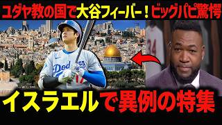 【大谷翔平】エルサレムで大谷人気急増！デビッドオルティス驚愕　【海外の反応／MLB／野球】