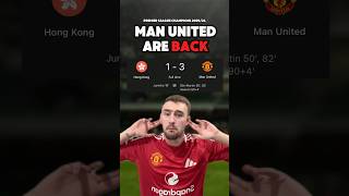 MAN UNITED ARE COMEBACK KINGS!!! 💀😭 | Hong Kong 1-3 MUFC