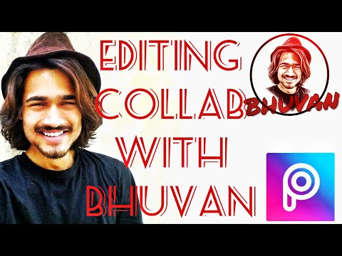 BHUVAN BAM LOGO | PICSART EDITING TUTORIALS | CARTOON PORTRAIT LOGO | PICSART LOGO TUTORIAL🔥🔥