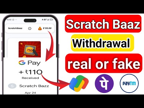 Scratch Baaz app Withdrawal | Real or fake