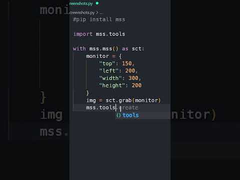 Take Screenshots Fast in Python on Windows, Linux and MacOS