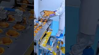 sweets production process in a factory