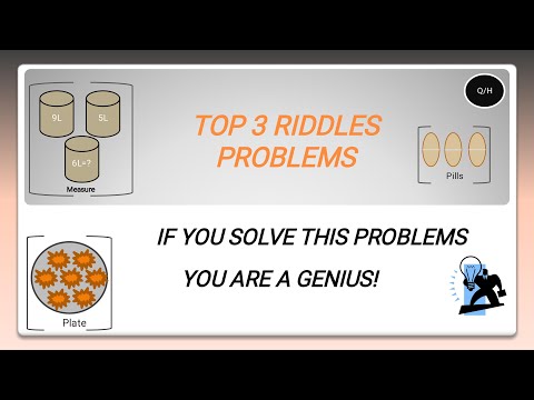 Top 3 Riddles problems | IQ Test | If you solve this problems you are a genius.