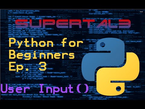 Python For Beginners Ep. 3 - Input and Comments!!