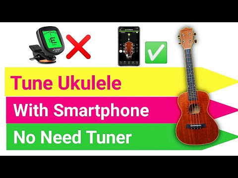 How to tune ukulele with Smart phone | Ukulele ko kese tune kare hindi | #techandtricks25 #ukulele
