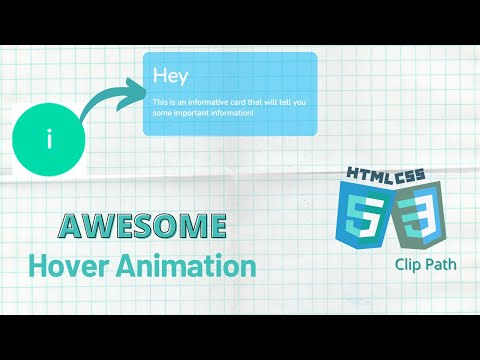 How to create a Beautiful UI Interaction with Clip Path | HTML & CSS